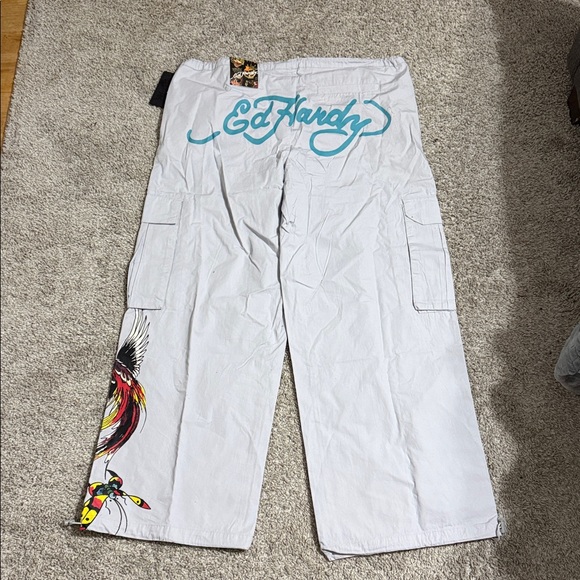 Ed Hardy Cargo Parachute Pants NO OFFERS - Picture 7 of 14